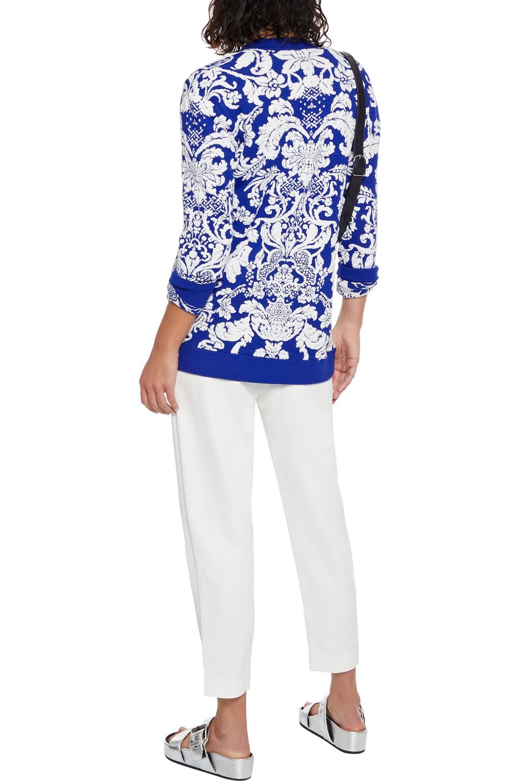 ALICE + OLIVIA Bradford jacquard-knit cardigan