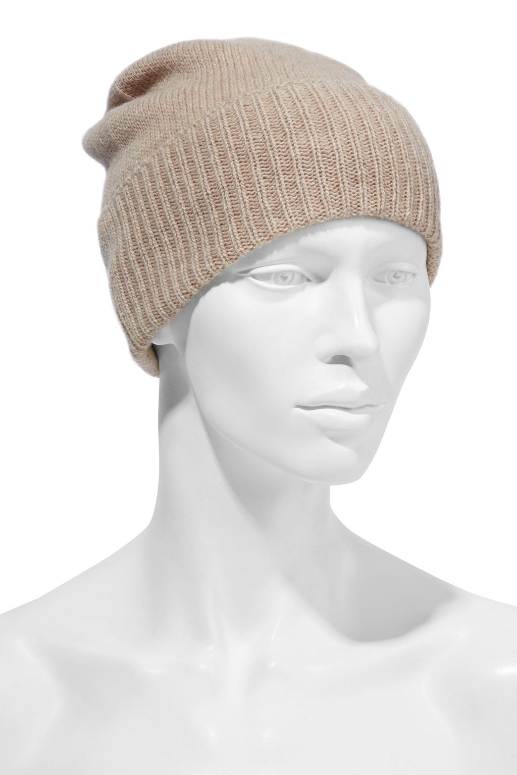 IRIS & INK Catherine melierte Beanie aus recyceltem Kaschmir