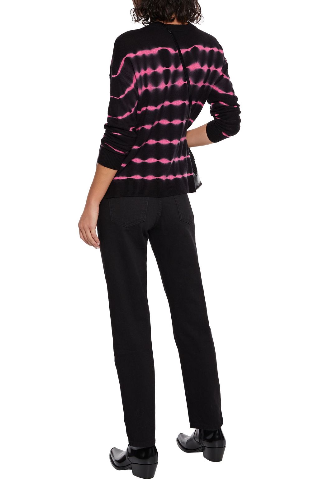 ALICE + OLIVIA Gleeson tie-dyed cashmere-blend sweater