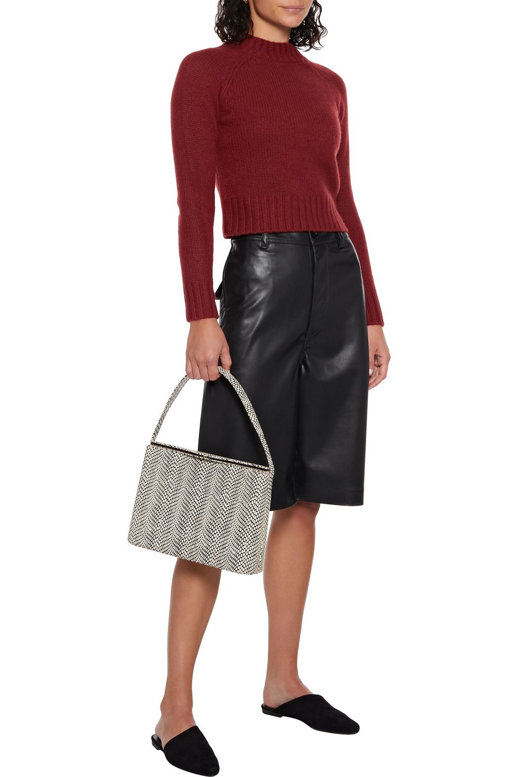 VINCE. Cropped cashmere sweater