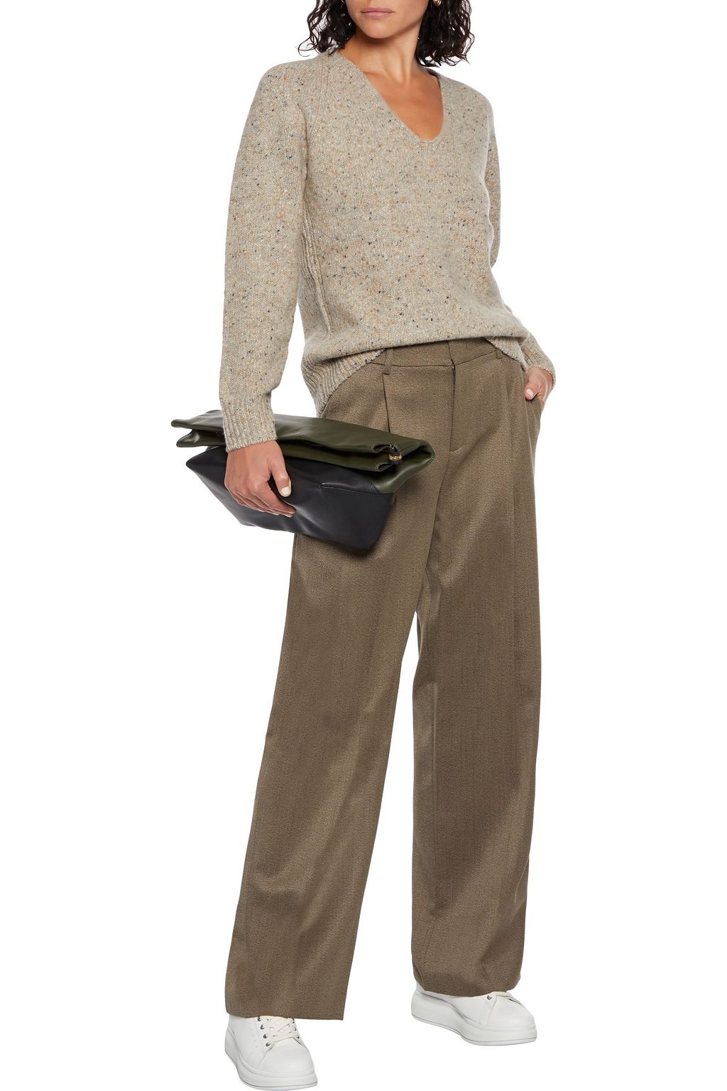 VINCE. Donegal wool-blend sweater