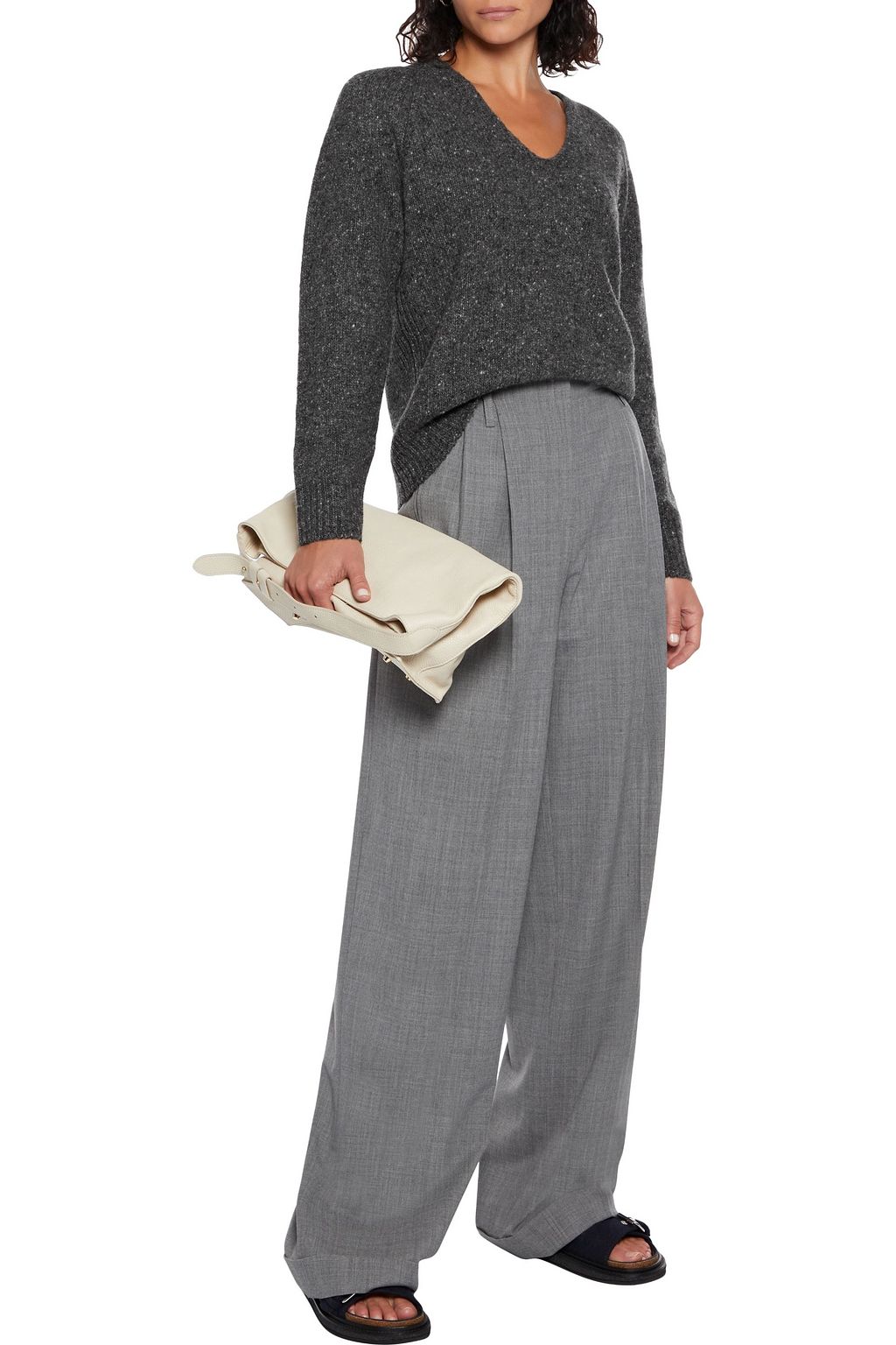 VINCE. Donegal wool-blend sweater