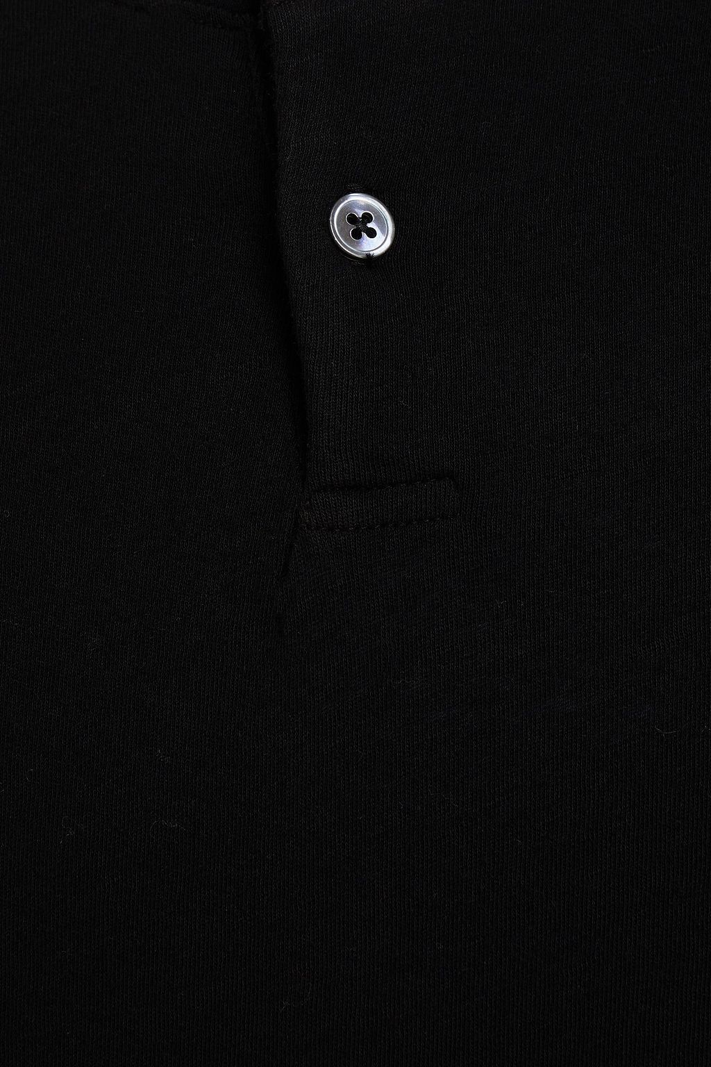 JAMES PERSE Cotton-jersey Henley T-shirt