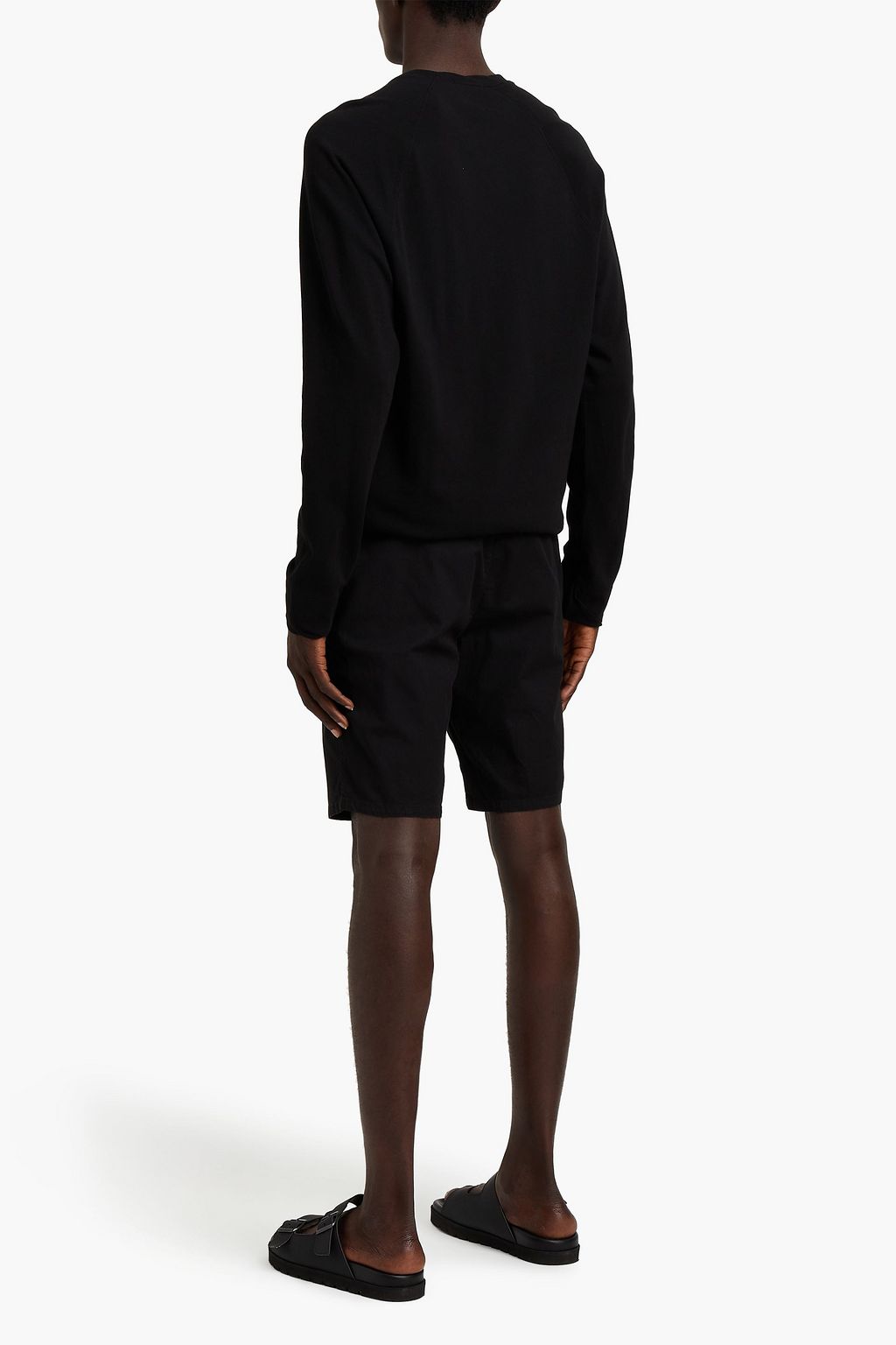 JAMES PERSE Cotton-jersey Henley T-shirt