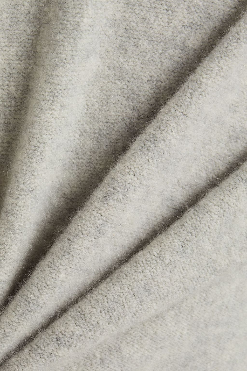 JAMES PERSE Brushed mélange cashmere-blend hoodie
