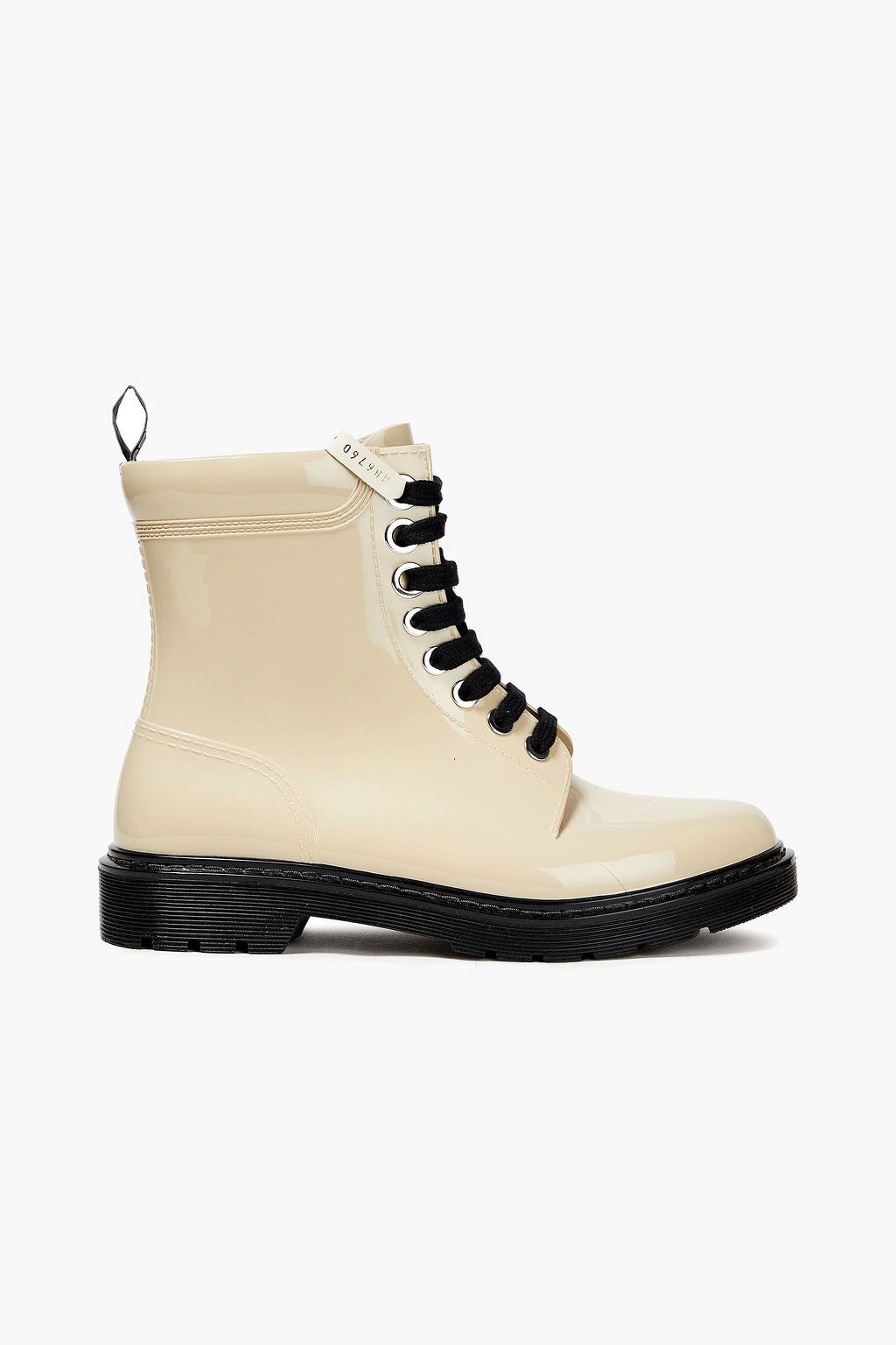 Rubber combat boots
