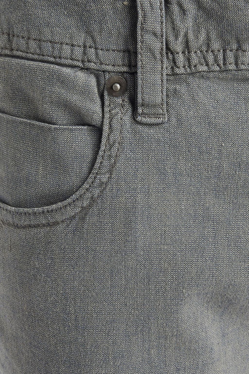 JAMES PERSE Slub cotton-blend chinos