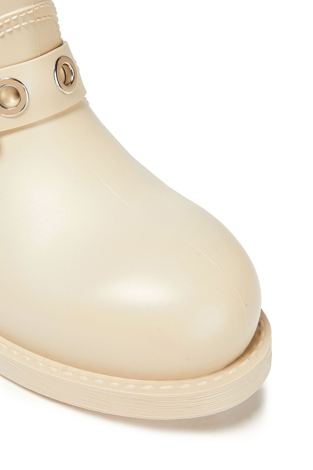 SERGIO ROSSI Buckled rubber rain boots