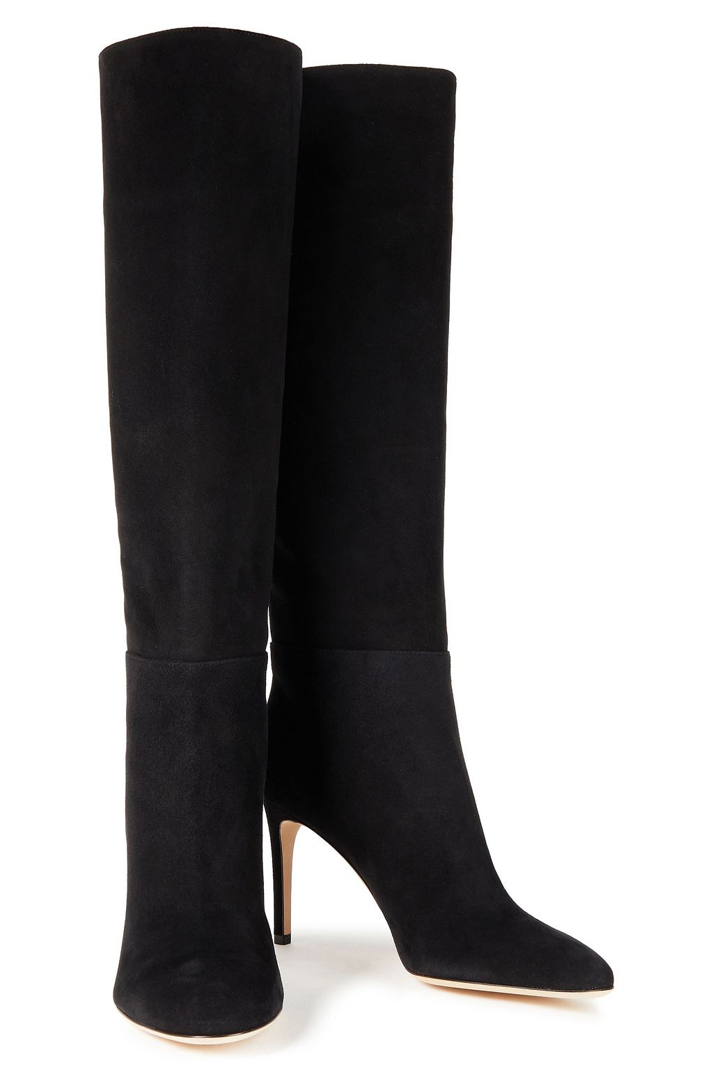SERGIO ROSSI Suede knee boots