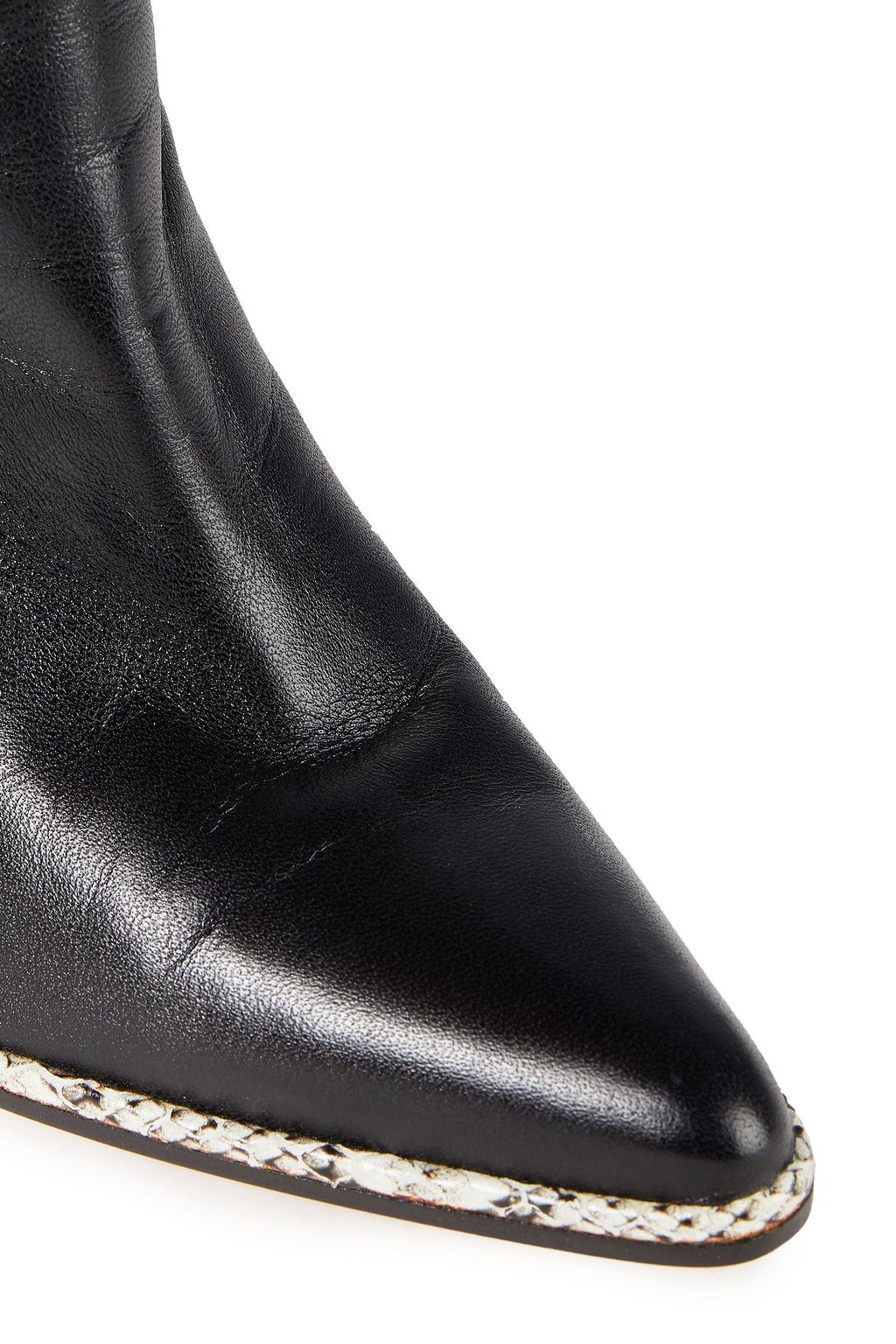 SERGIO ROSSI Leather knee boots