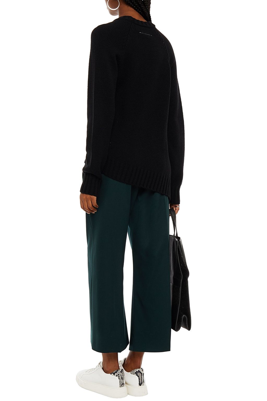 MM6 MAISON MARGIELA Cropped twill straight-leg pants