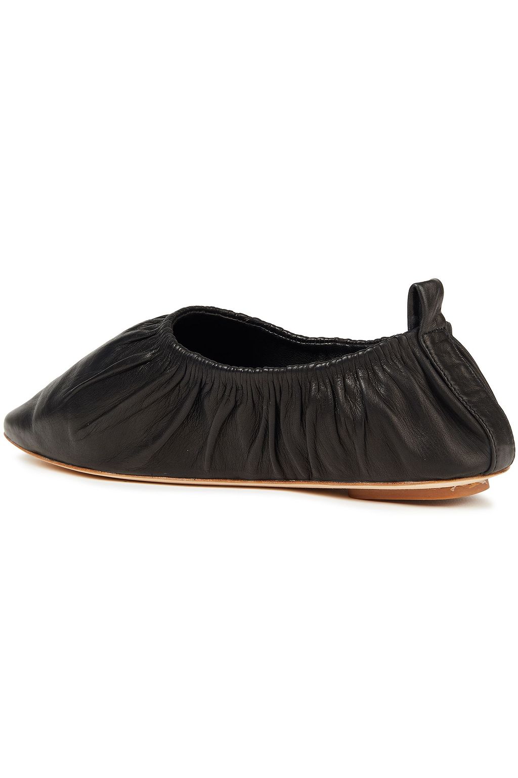 NANUSHKA Matangi gathered tie-dyed leather point-toe flats