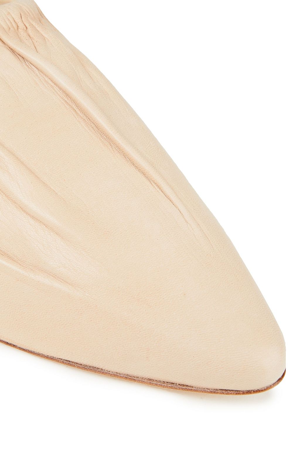 NANUSHKA Matangi gathered tie-dyed leather point-toe flats