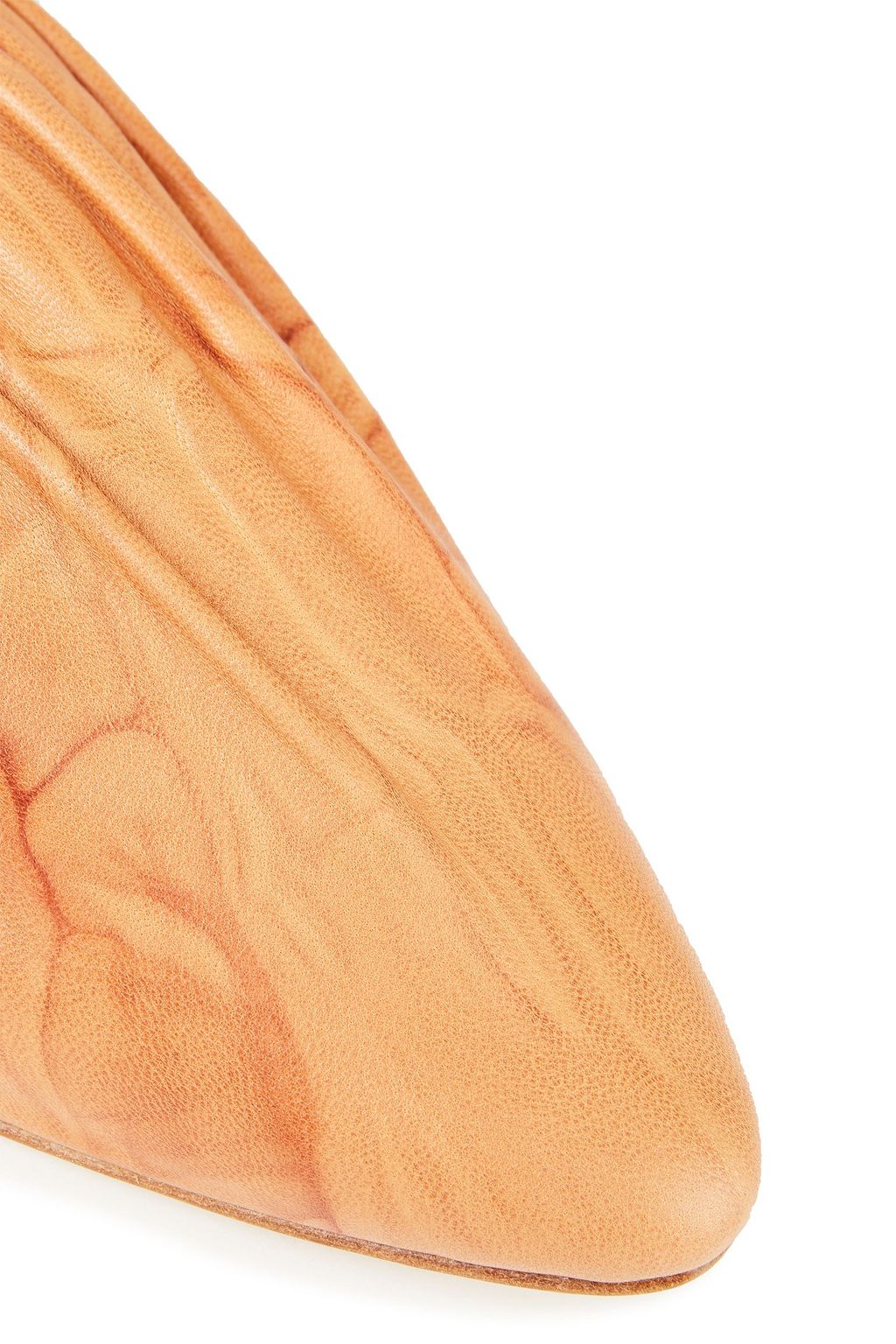 NANUSHKA Matangi gathered tie-dyed leather point-toe flats