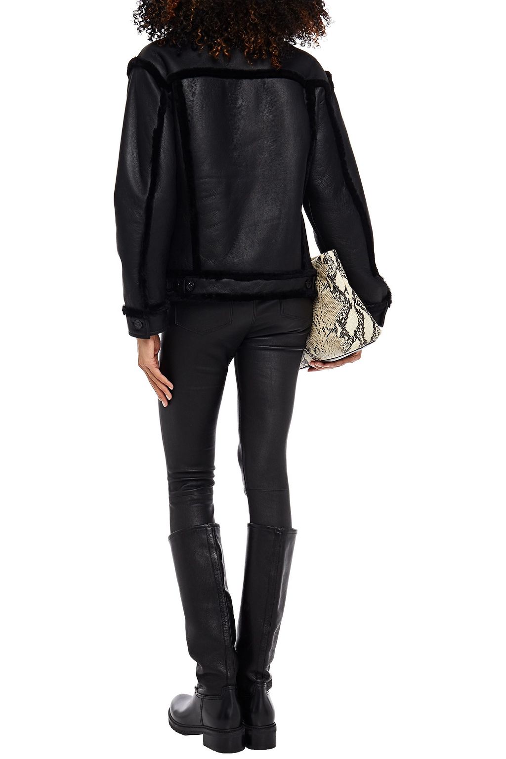 SANDRO Shearling jacket
