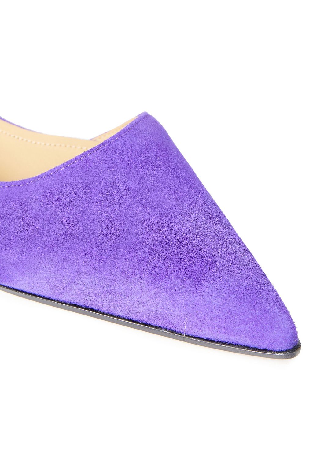 MM6 MAISON MARGIELA Suede point-toe flats
