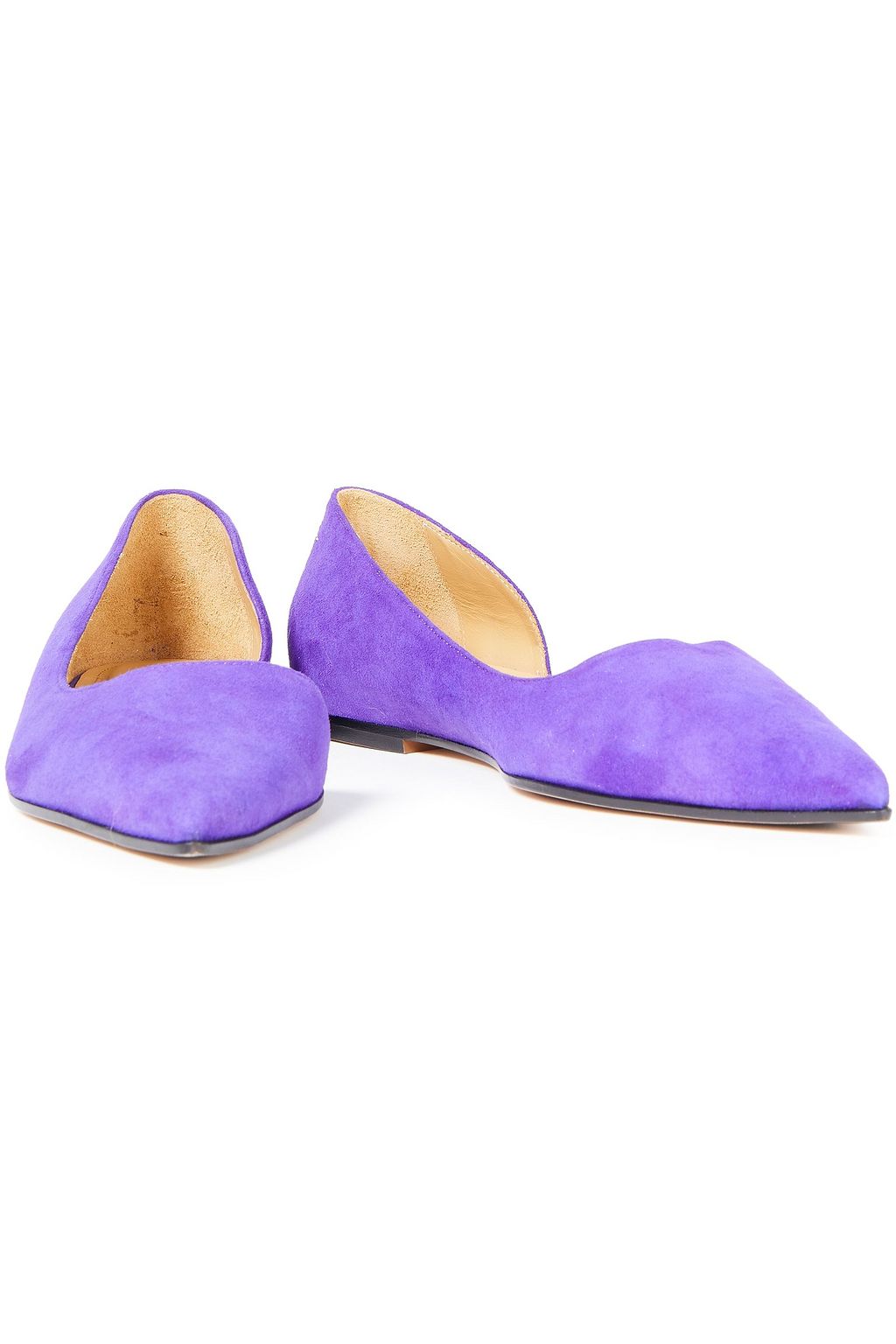 MM6 MAISON MARGIELA Suede point-toe flats