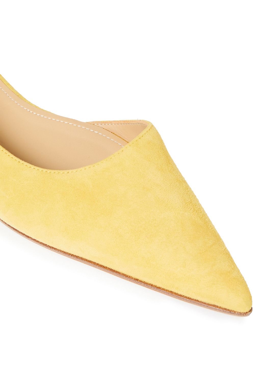 MM6 MAISON MARGIELA Suede point-toe flats