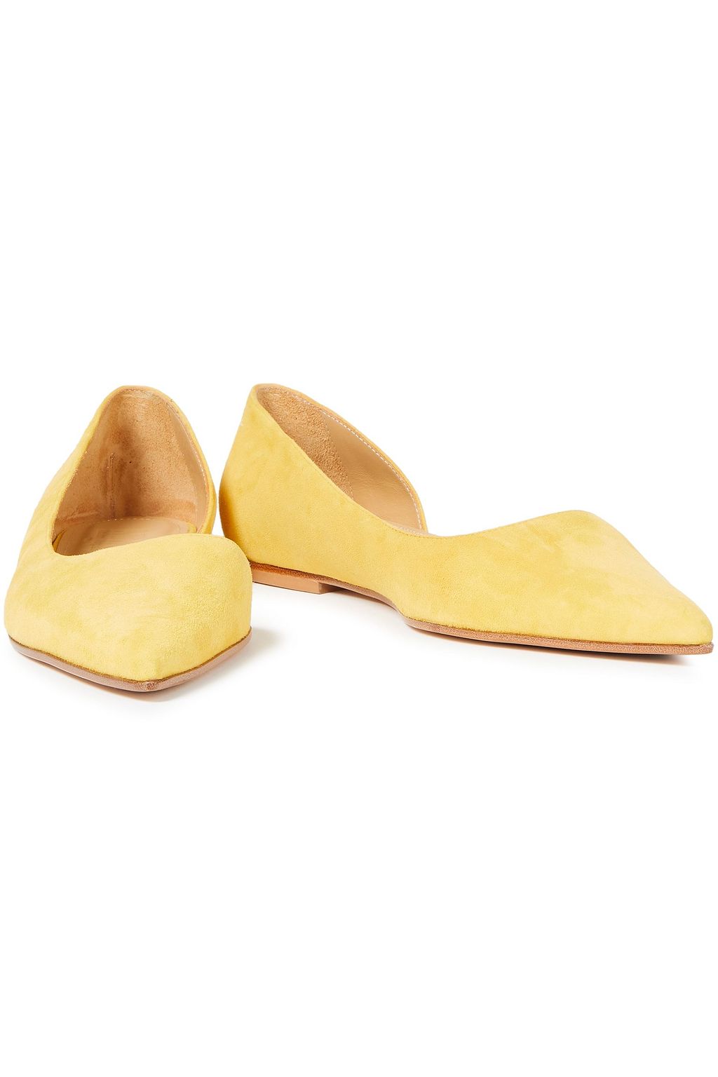 MM6 MAISON MARGIELA Suede point-toe flats