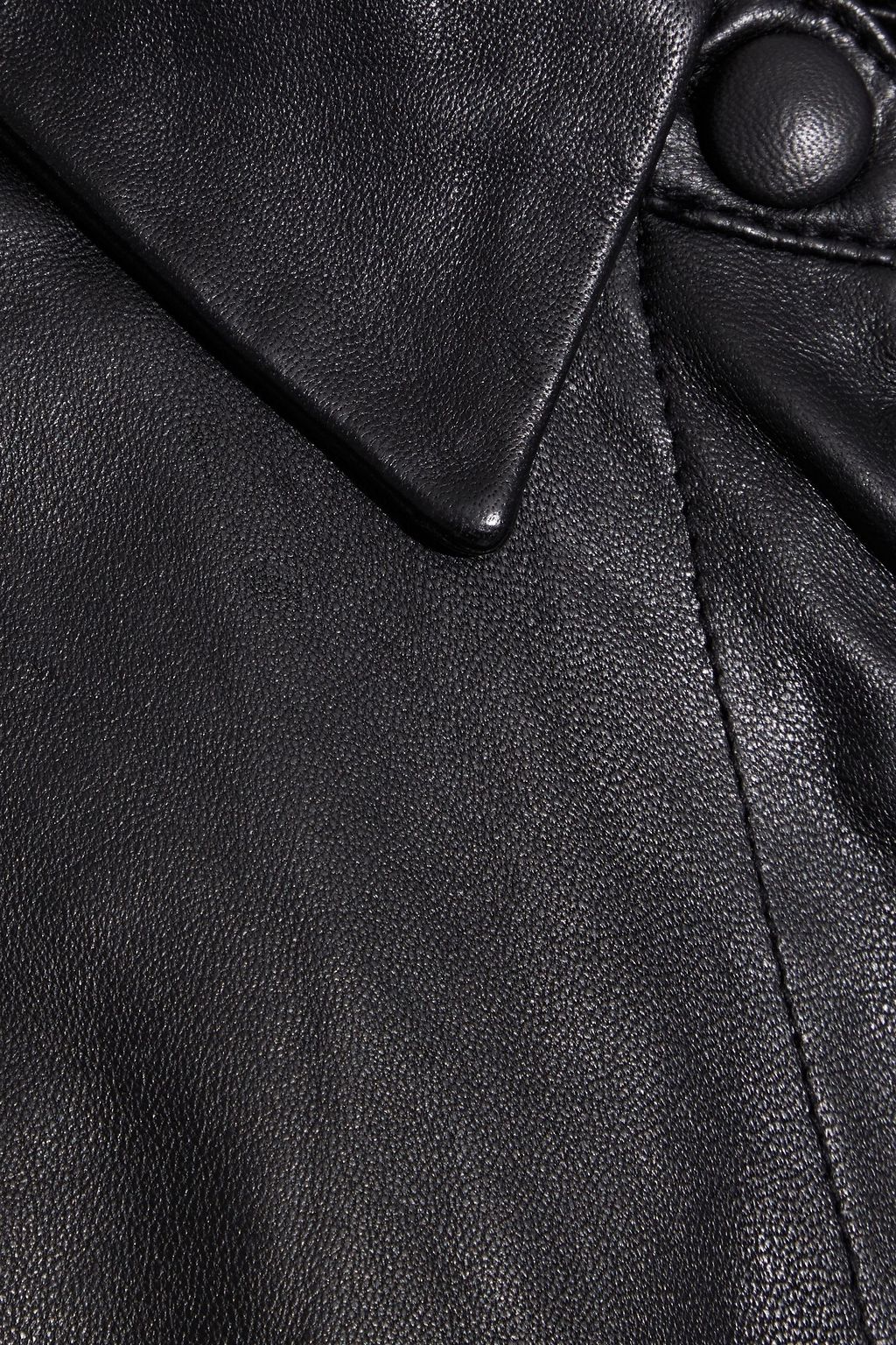 WALTER BAKER Stevie leather mini shirt dress