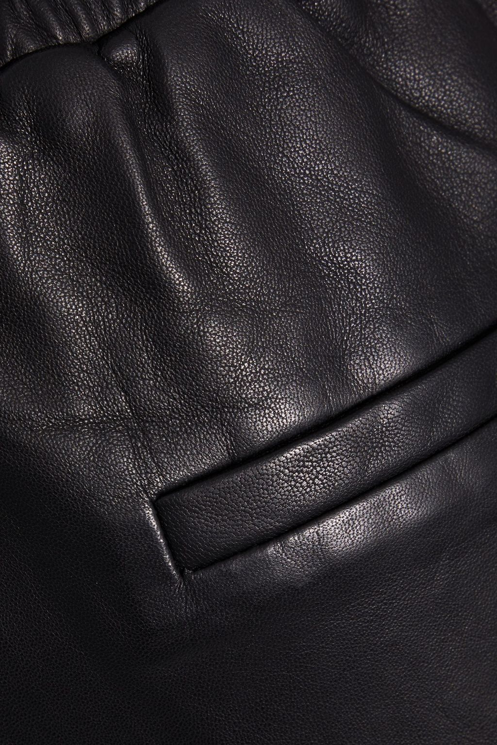 WALTER BAKER Rowan cropped leather tapered pants