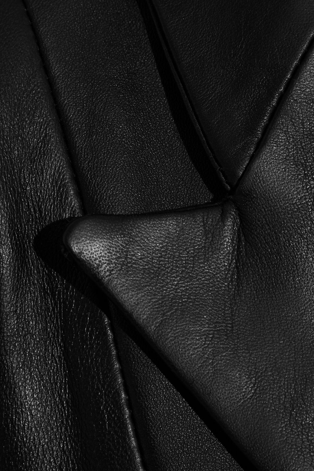 WALTER BAKER Ingrid double-breasted leather blazer