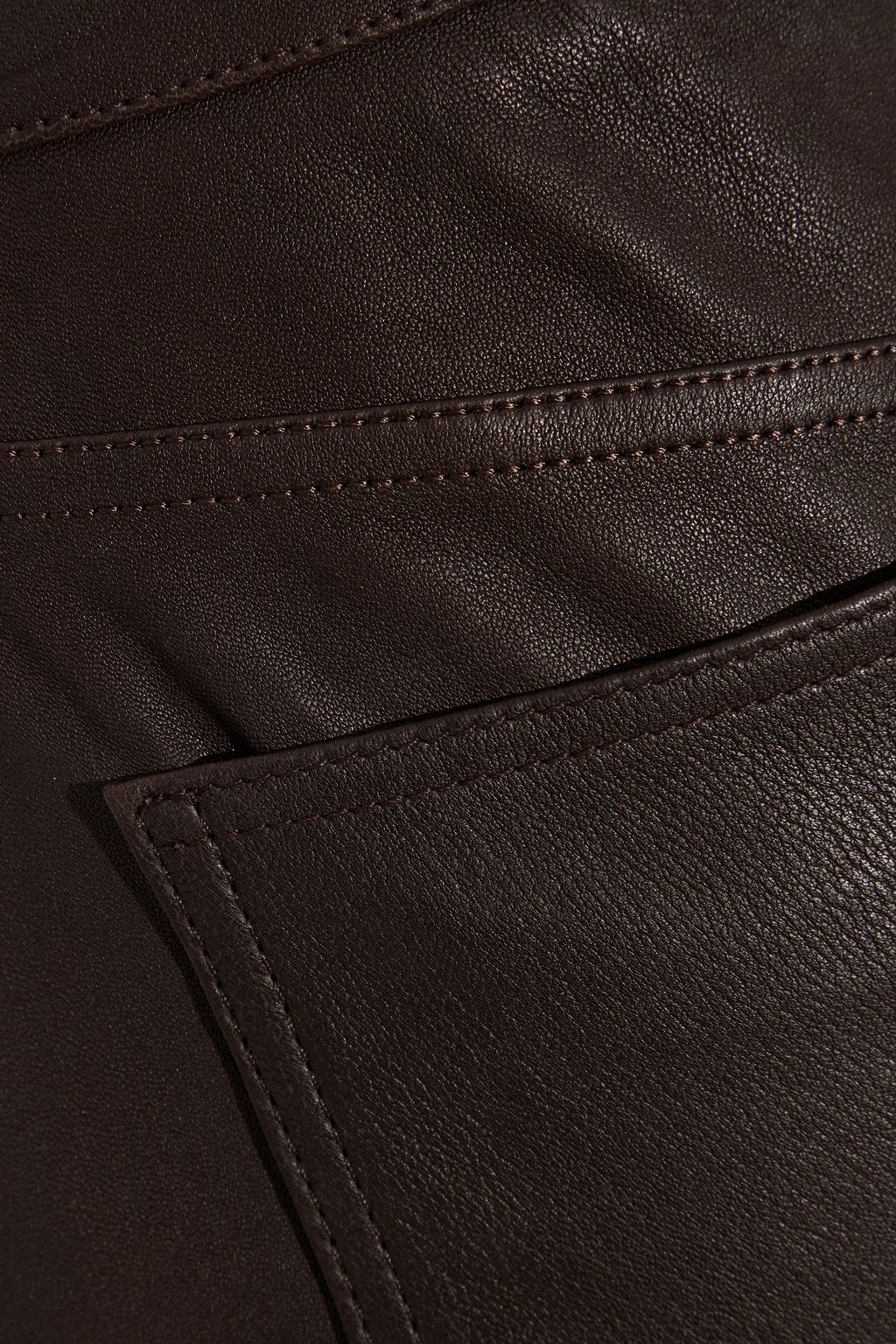 WALTER BAKER Anthony cropped leather skinny pants