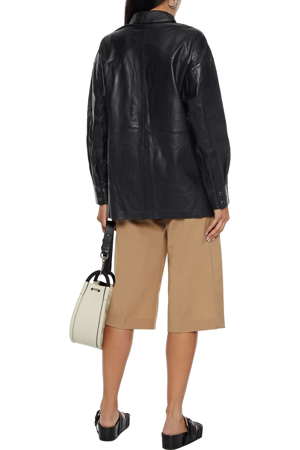 WALTER BAKER Shandi leather shirt