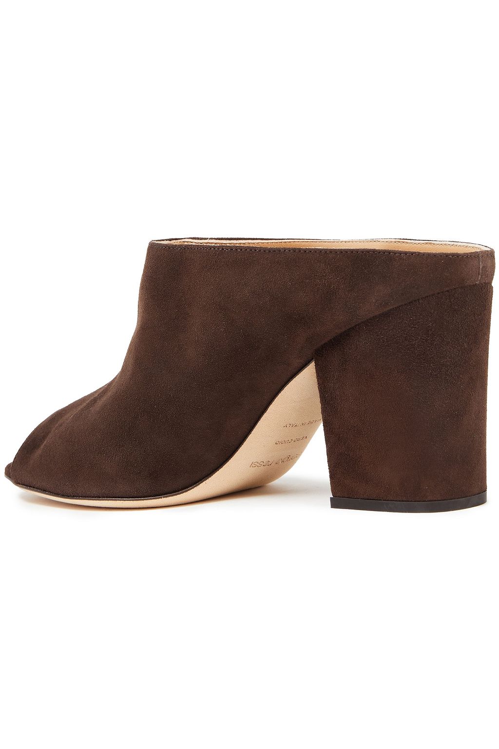 SERGIO ROSSI Suede mules