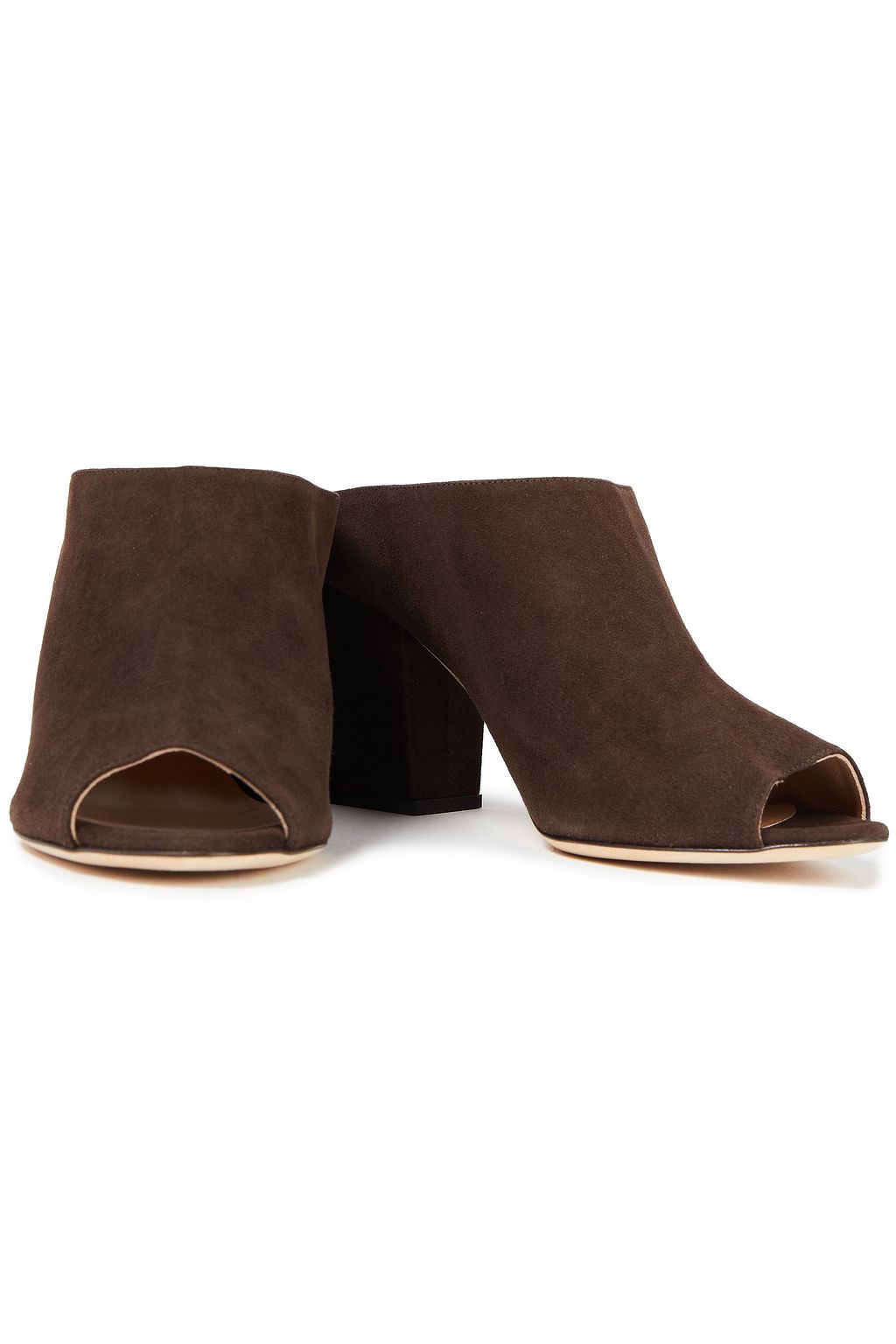 SERGIO ROSSI Suede mules