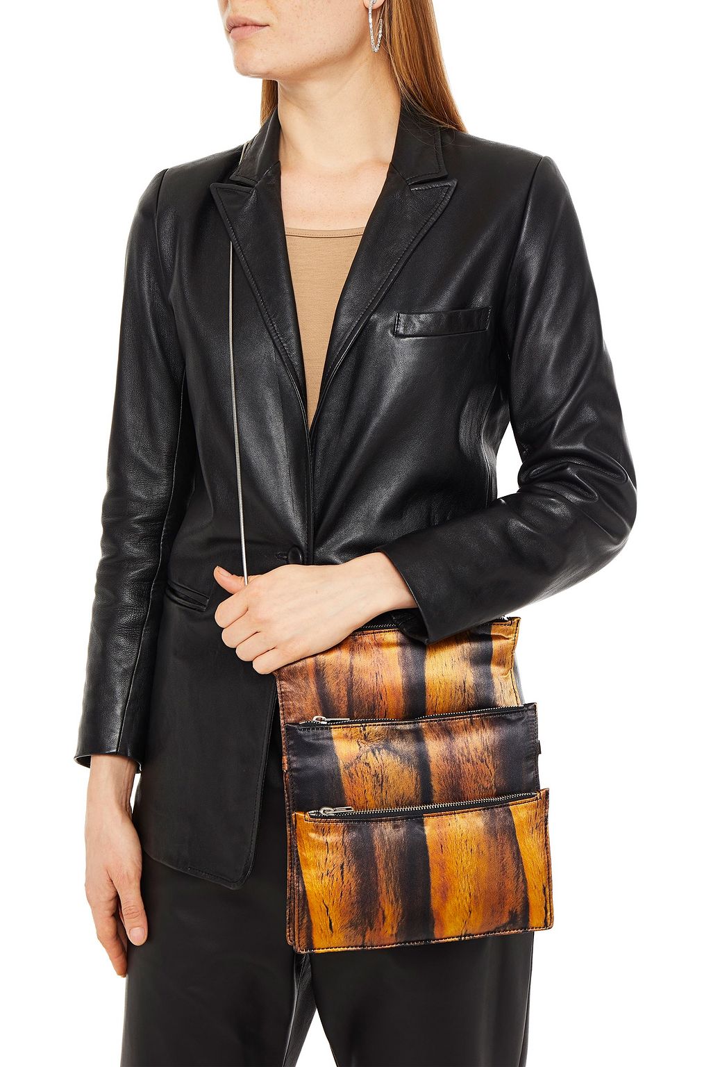 MM6 MAISON MARGIELA Printed satin shoulder bag