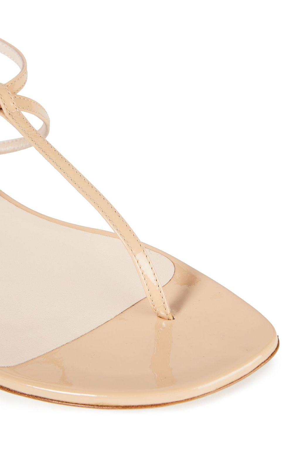 SERGIO ROSSI Sandalen aus Lackleder