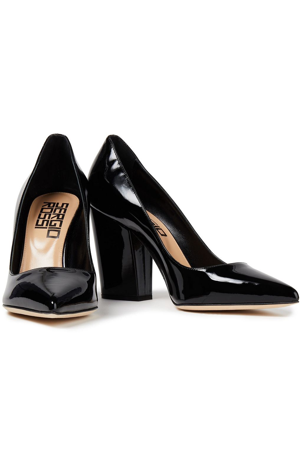 SERGIO ROSSI Patent-leather pumps