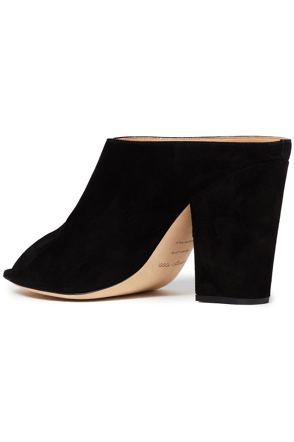 SERGIO ROSSI Suede mules