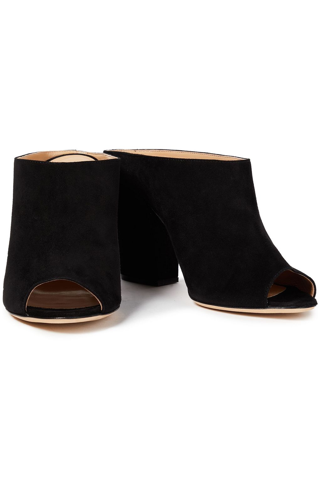 SERGIO ROSSI Suede mules