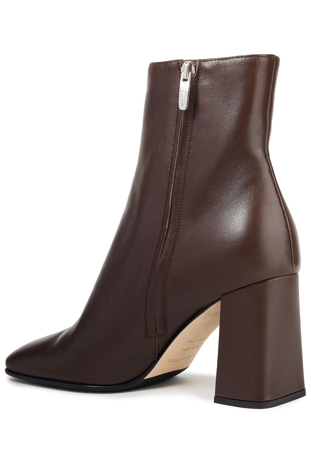 SERGIO ROSSI Leather ankle boots