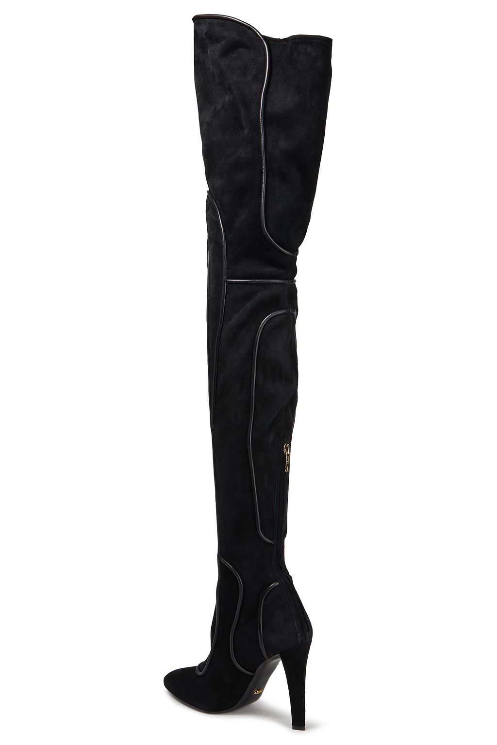 SERGIO ROSSI Suede thigh boots