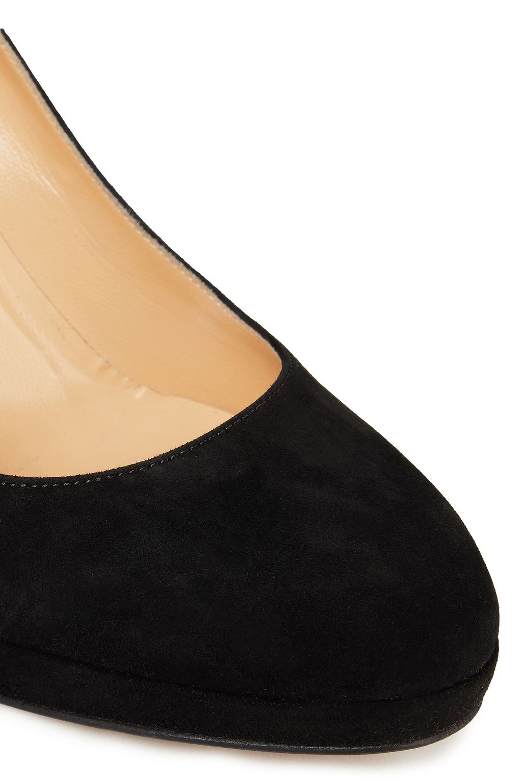 SERGIO ROSSI Madison suede platform pumps