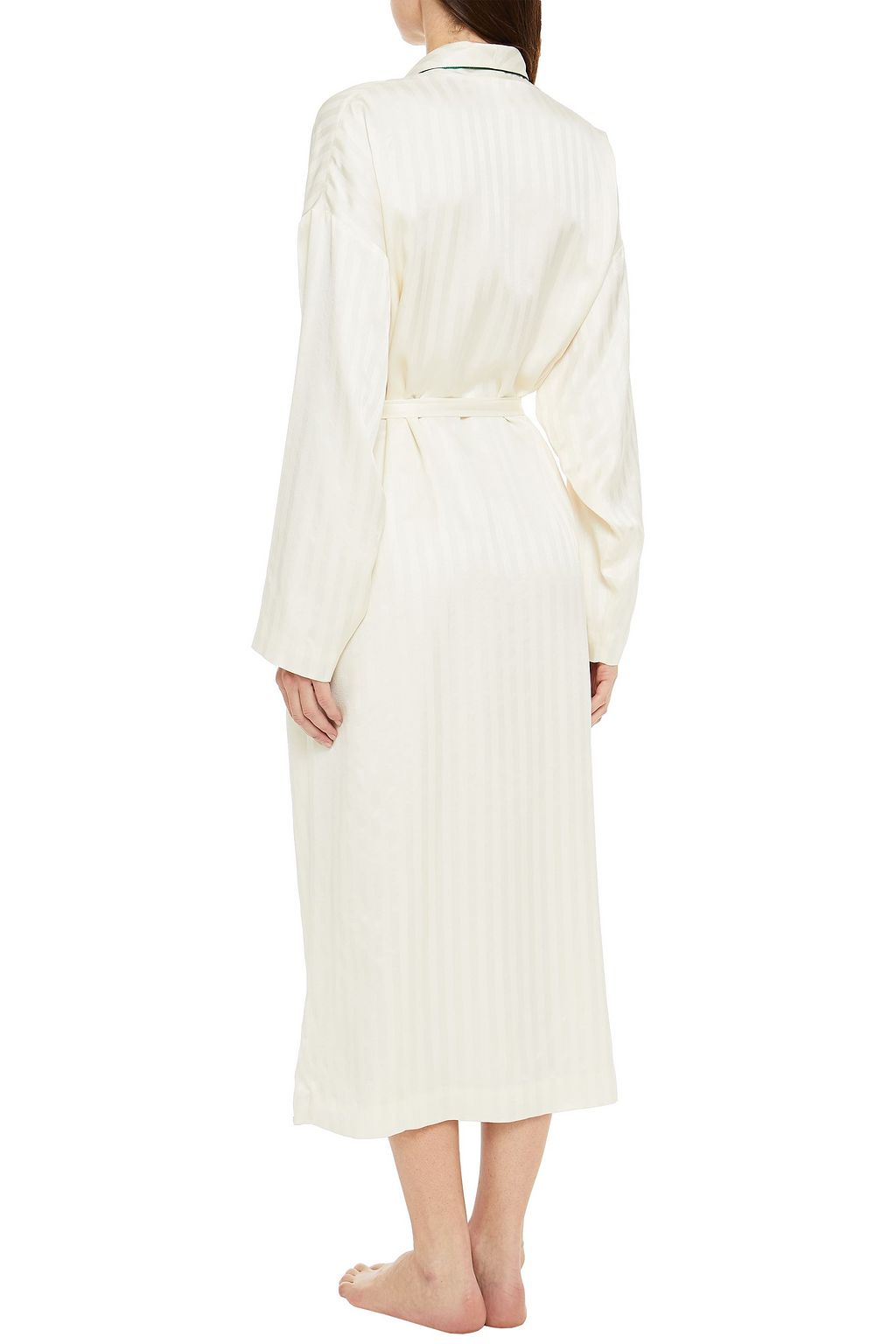 ERES Silk-satin jacquard robe