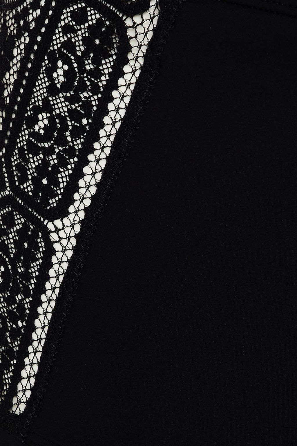 ERES Lace-trimmed high-rise briefs