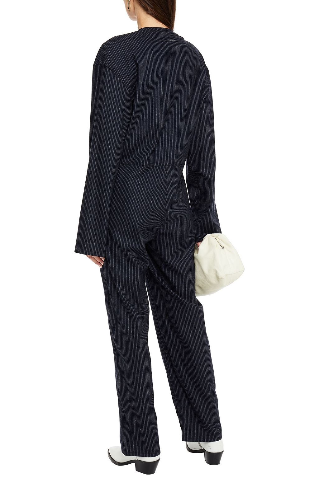 MM6 MAISON MARGIELA Jumpsuit aus einer Wollmischung mit Nadelstreifen