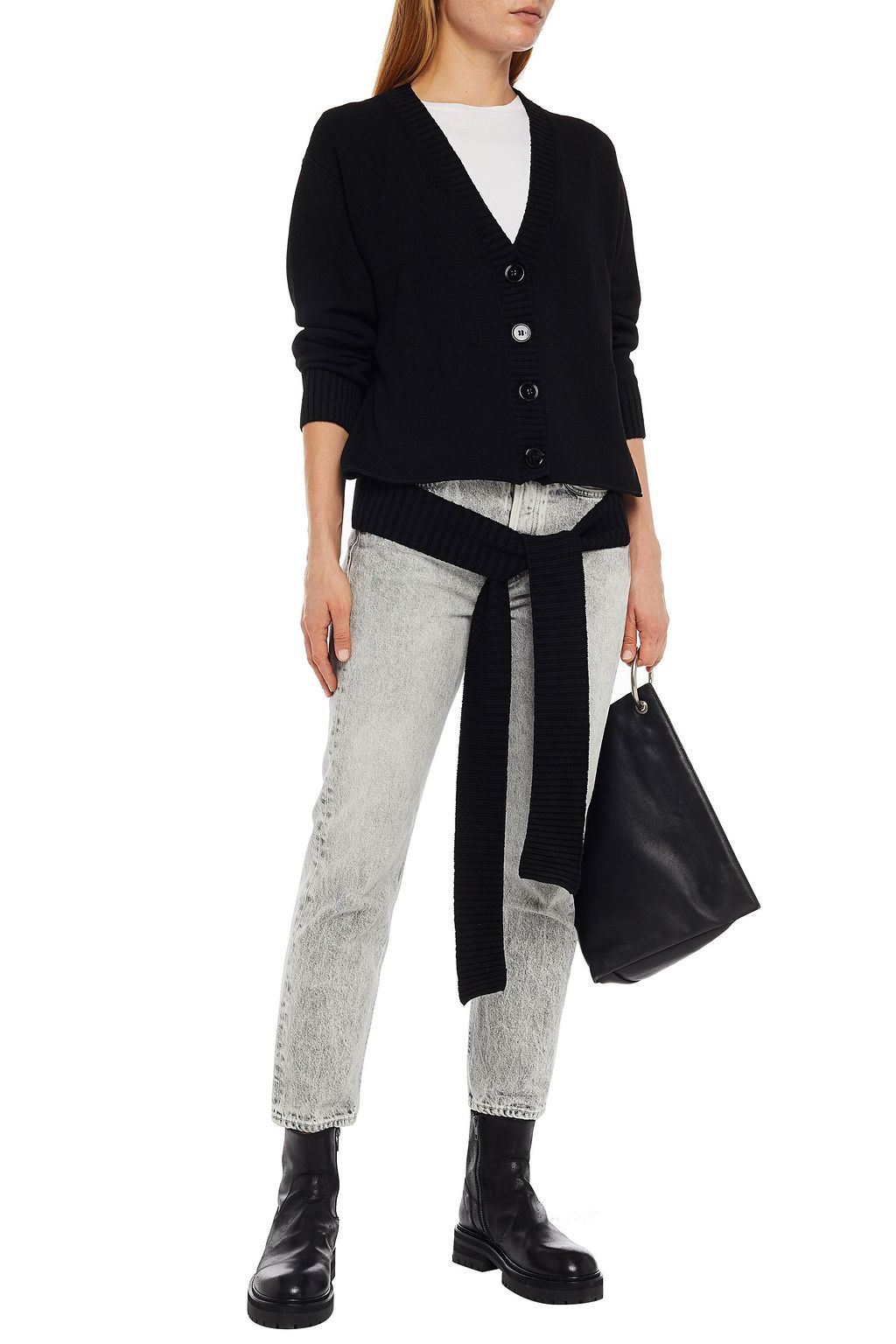 MM6 MAISON MARGIELA Knotted knitted cardigan