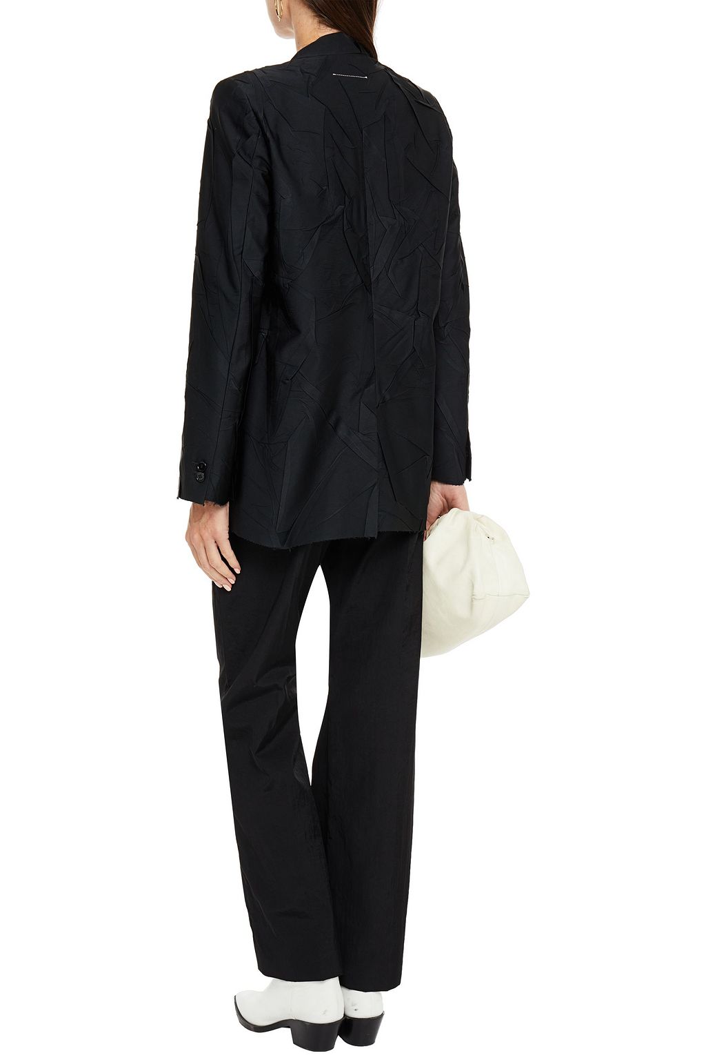 MM6 MAISON MARGIELA Crinkled-taffeta blazer