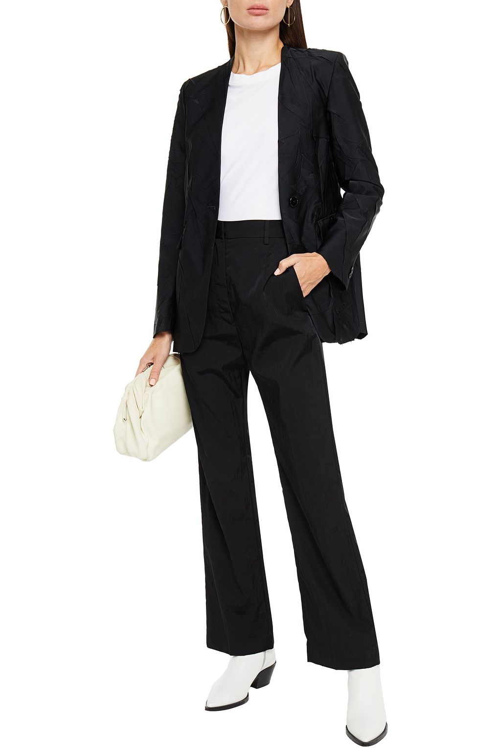 MM6 MAISON MARGIELA Crinkled-taffeta blazer