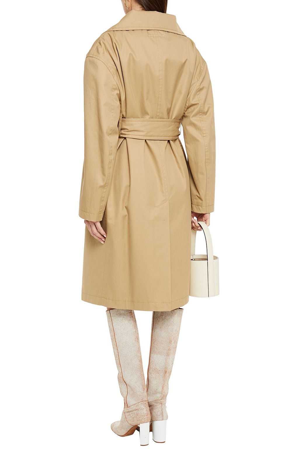 MM6 MAISON MARGIELA Belted cotton-twill trench coat
