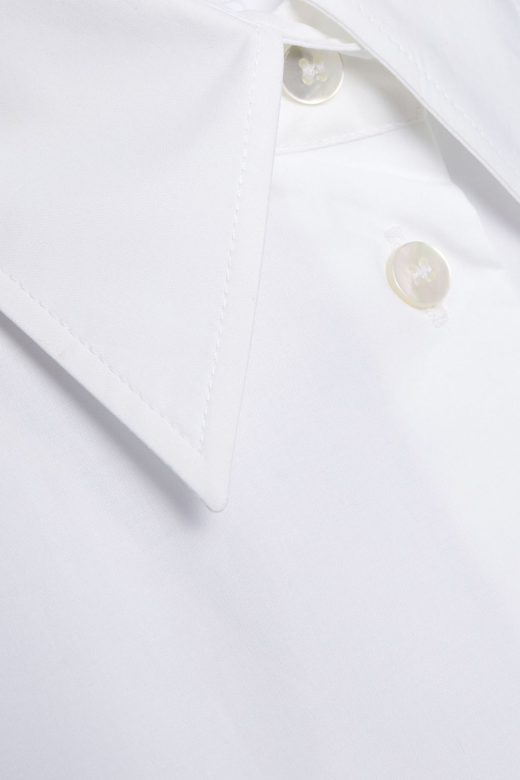 MM6 MAISON MARGIELA Oversized cotton-poplin and tulle shirt dress