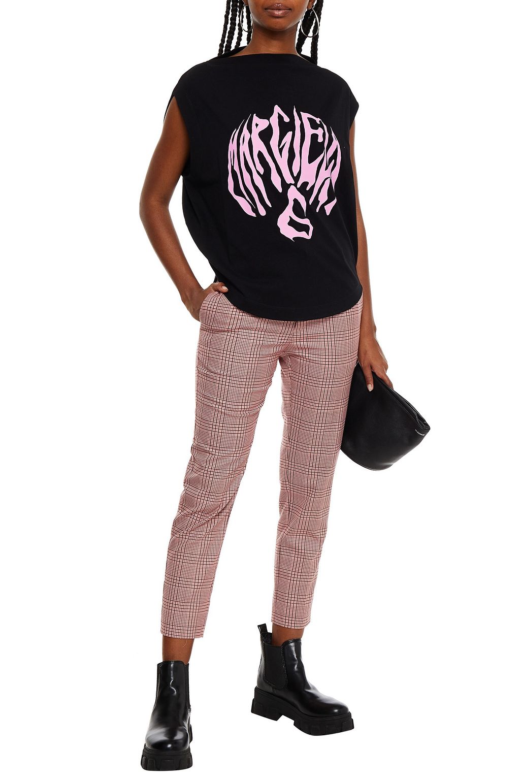 MM6 MAISON MARGIELA Printed cotton-jersey T-shirt
