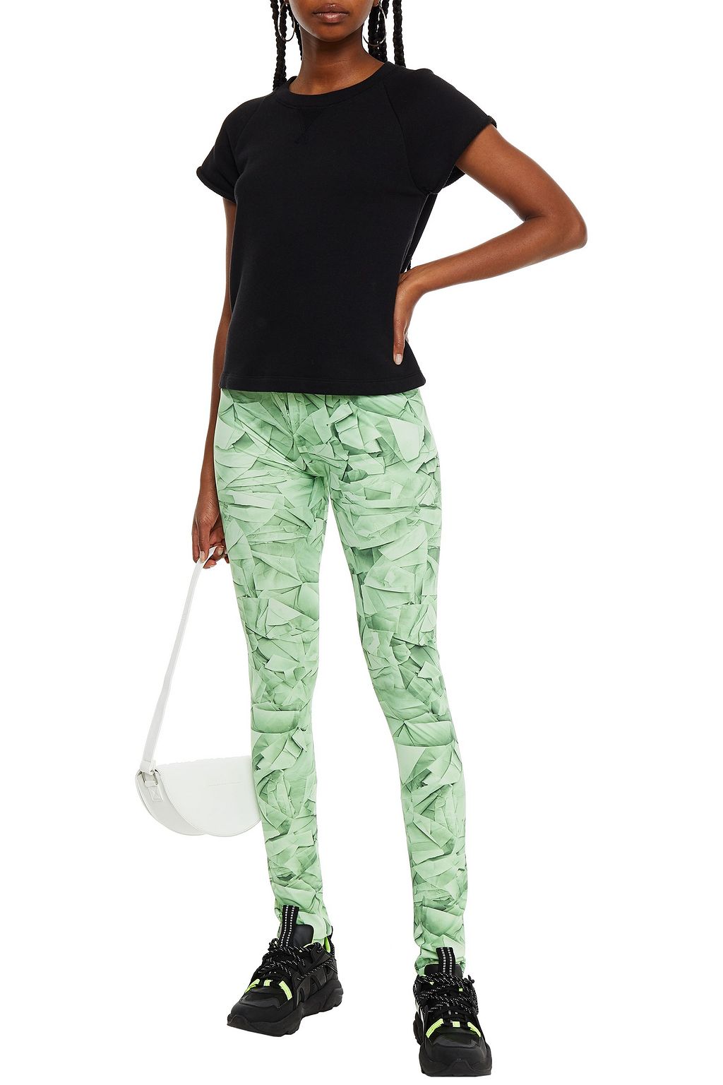 MM6 MAISON MARGIELA Printed jersey leggings