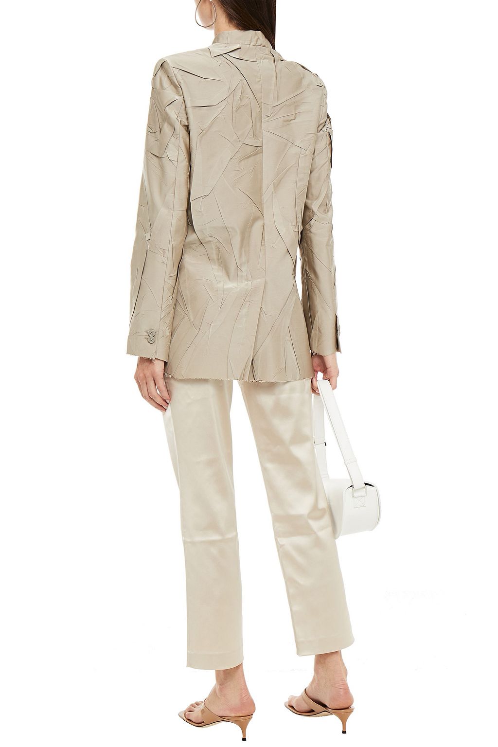 MM6 MAISON MARGIELA Crinkled-taffeta blazer