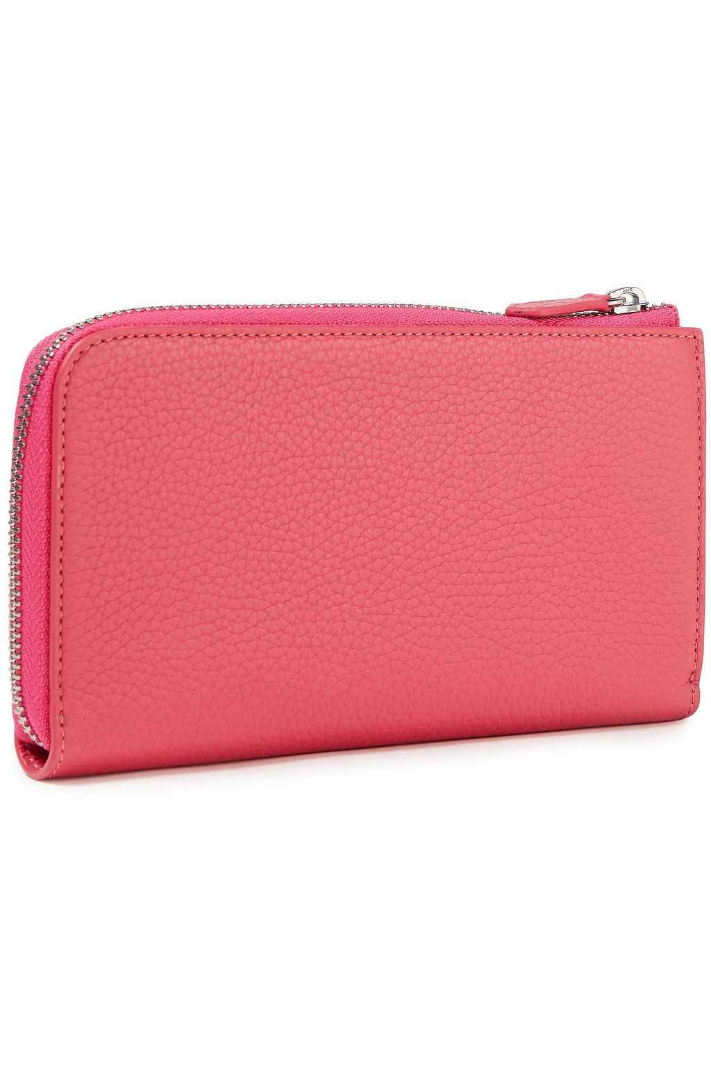 SERGIO ROSSI Pebbled-leather wallet